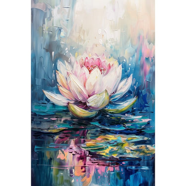 Lotus Flower Acrylic Canvas